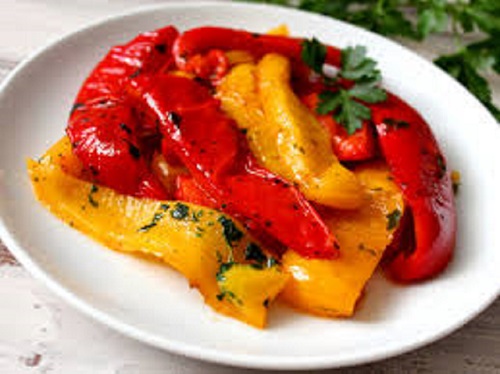 ПЕЧЁНЫЕ ПЕРЦЫ С ИТАЛЬЯНСКИМ СОУСОМ РОМЕСКО